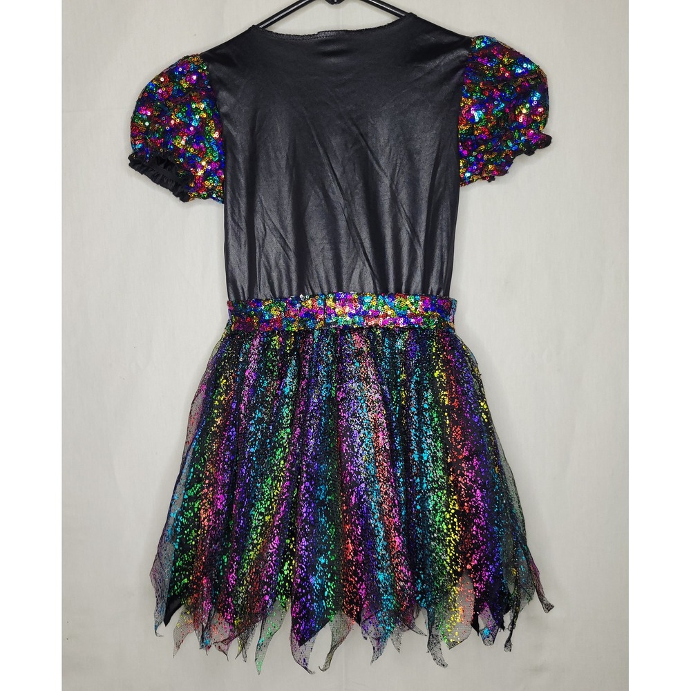 Spirit Halloween Rainbow Sequin Witch Fairy‎ Costume - Picture 3 of 9
